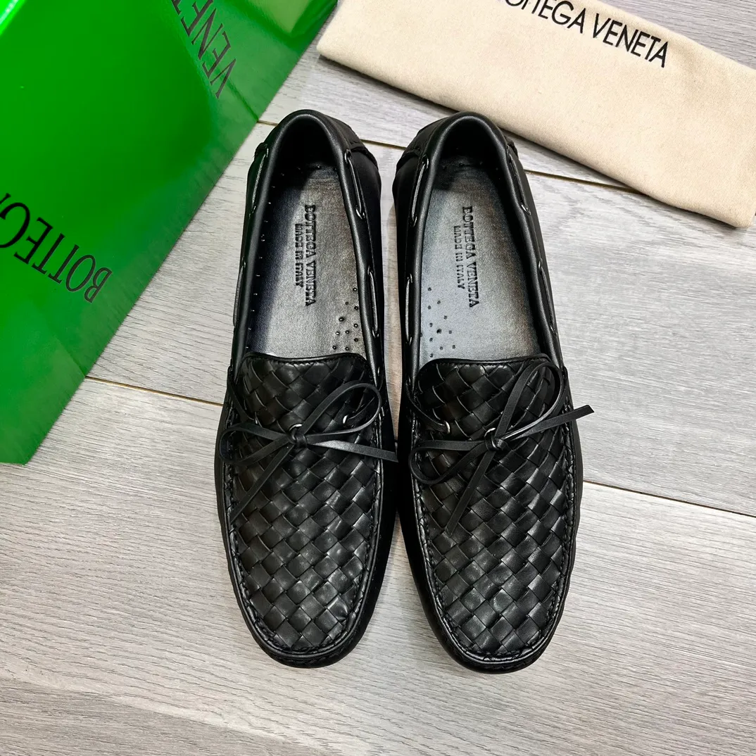 Factory price 420💵BV new men's shoes original replica👉👉High-end men's casual beanie shoes/💞driving shoes! 🔊Upper imported cowhide woven, ☑️Sheepskin lining, one-step design, light and smart ☮☮Suitable for all kinds of travel, exclusive new style, real shot, size 38-44, (45 can be customized)